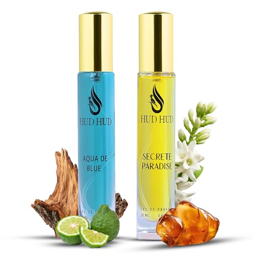 Image of Perfume Aqua De Blue Pack of 2 Pocket Friendly Fragrance Perfumes for Men & Women
