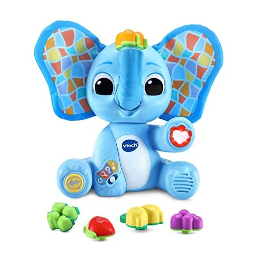 VTech Smellephant with Magical Trunk and Peek-a-Boo Flapping Ears, Blue