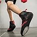AIRFUL Mens Womens Wrestling Shoes Fashion Boxing Trainers Lightweight Boxing Fighting Shoes Casual Sport Sneakers (Color : Red, Size : 7 Women/5.5 Men)