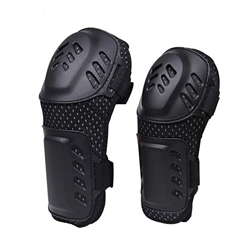 Rodilleras de motocicleta BaronHong de plástico ABS negro en talla M pack de 4 unidades