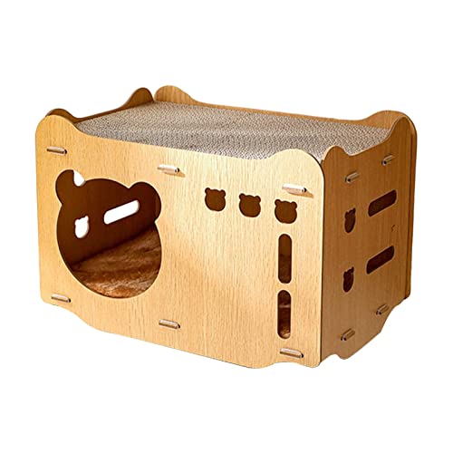 figatia Papelão Cat House Grind Resistente Ao Desgaste Almofada para Arranhadores Cama para Gatos Pl