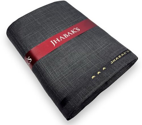 Image of JHABAK'S Unstitched Viscose Rayon Self Design Trouser Fabric - 1.30 Meter