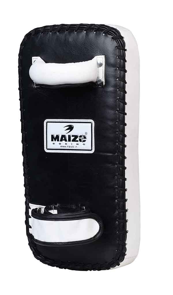 Maizo Synthetic Leather Straight Arm Shield/Boxing Punching Kicking Pad/Kickboxing Equipment/Martial Art/Protective for Practice,Traning - 1 Piece White/Black (B09T8YS7HZ) Amazon Price History, Amazon Price Tracker