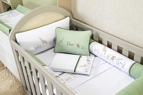 Kit Berço 07 Peças Selva