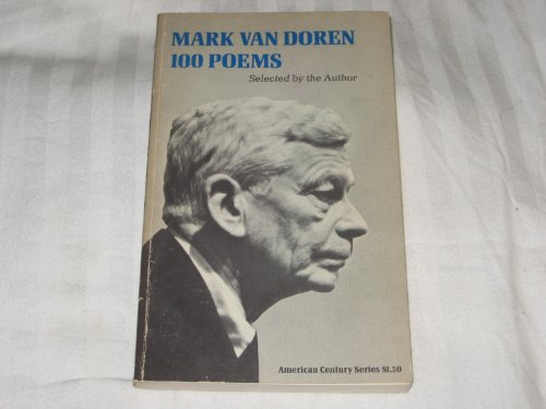 Mark Van Doren: 100 Poems 0809000865 Book Cover