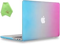 Vista 24 de UESWILL Funda de Carcasa Rígida Mate Compatible con MacBook Pro (Retina, 13 pulgadas, principios de 2015/2014/2013/finales de 2012), Modelo Negro