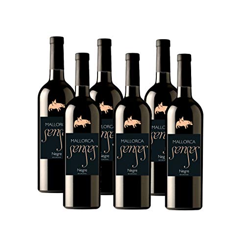 MALLORCA SENSES 6er Bio Weinpaket *NEGRE* Jahrgang 2015 Bodegas Mallorca, Spanien - Bio Rotwein trocken (6 x 0,75l)