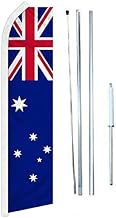 OnPoint Wares Australia Super Flag Sign With Complete Hybrid Pole Set-FI