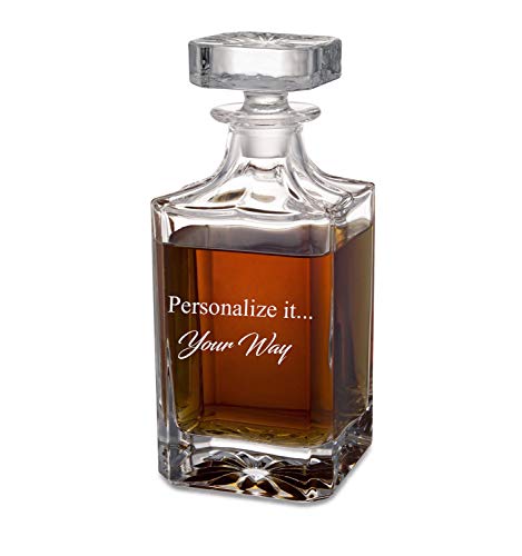 Personalized Whiskey Decanter - Glass Decanter