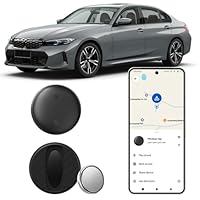 GPS Tracker per Auto Android, Compatibile con Google's Find Hub (Solo Android) Bluetooth Localizzatore Gps Senza SIM, con Magnetico Custodia Protettiva per Bambini, Auto, Animali Domestici - Nero