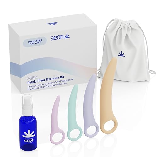 AEON Gentle Touch Premium Silicone 4-Piece Curved Set for Pelvic
