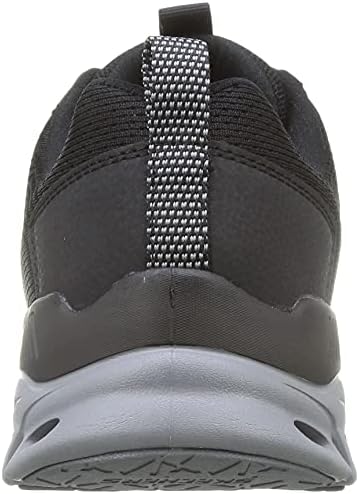Skechers Men's Glide Step Stretch Lace Sneaker Loafer, Black/Gray, 9 Wide | Image 2