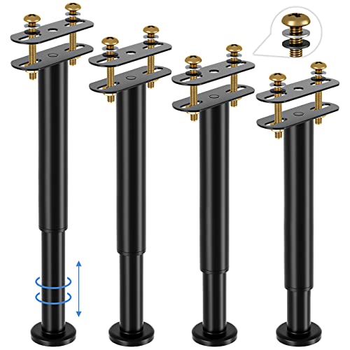 O.HSNYIU Upgrade Adjustable Bed Support Legs 10