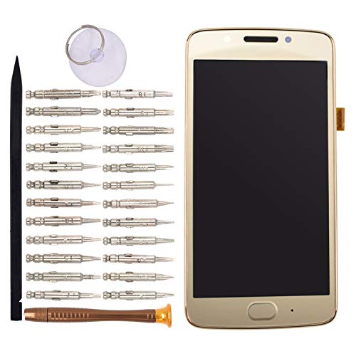 Image of LCD Display Touch Digitizer Screen Assembly with Frame Replacement for Motorola Moto G5 XT1676 Golden