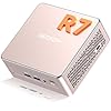 GEEKOM A5 Mini PC avec AMD Ryzen 7 5825U, Silencieux NUC Mini Ordinateur de Bureau, 512Go SSD 16 Go RAM (Évolutif, Non-LPDDR), Mini PC Windows 11 Pro, Lecteur SD,WiFi 6 & USB-C, Tour PC 2.5G LAN