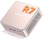 【本格派R7・全アルミボディ】GEEKOM A5 ミニpc AMD Ryzen 7 5825U搭載（3500Uの3倍超え）35dB静音冷却で仕事に集中「3年保証」128GB+10TB SSD（拡張可能）Win11 Pro正規版 日本認証済｜SDカード｜4画面8K同時出力mini pc｜クリエイター/在宅ワークに最適｜2.5G LAN｜超小型PC 16GB+512GB SSD