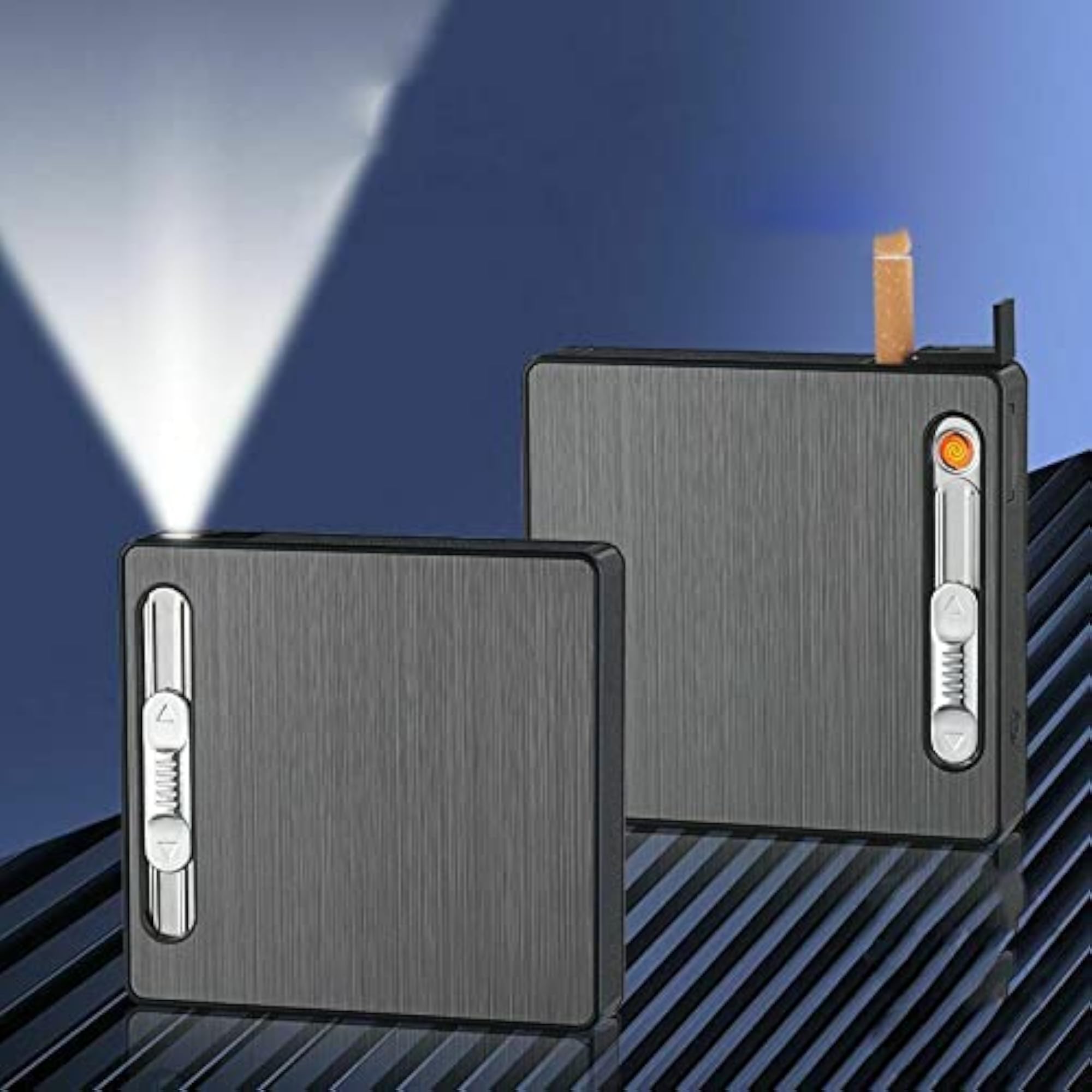 20pcs Double Arc Rechargeable Windproof USB Lighters