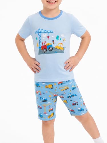 Boys Pajamas Set, Ultra Soft Viscose Kids Sleepwear, 2 Piece - image 7