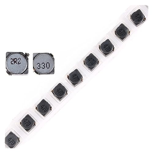 WHWRCADV 10 Pcs SMD Power Inductors 2.2UH4.7UH 10UH 22UH 33UH 4D28 2R2 Shielded Inductor 4D28(22UH 220)