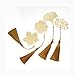 4 Pack Metal Bookmarks with Tassel, Golden Hollow Bookmark Gift for Book Lovers, Writers, Readers, Children, Teens, Men, Women, Adults