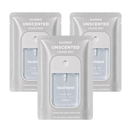 Touchland Hand Sanitizer Spray Unscented Trio - 3 x 1 FL OZ