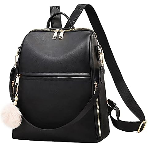 Backpack for Women PU Leather Waterproof Casual Travel Cute Shoulder Bag for Girls Cover
