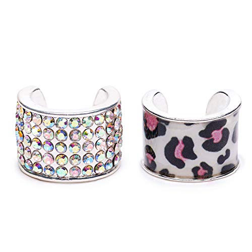 CharMed Cheetah and Rainbow Gem Stethoscope Charms (2 Pack)