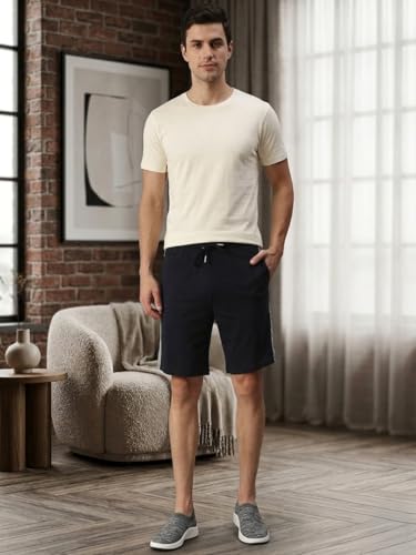 Image of Lux Cozi Men's Cotton Regular Fit Solid Shorts with Side Pockets | Shorts for Men | Pack of 1