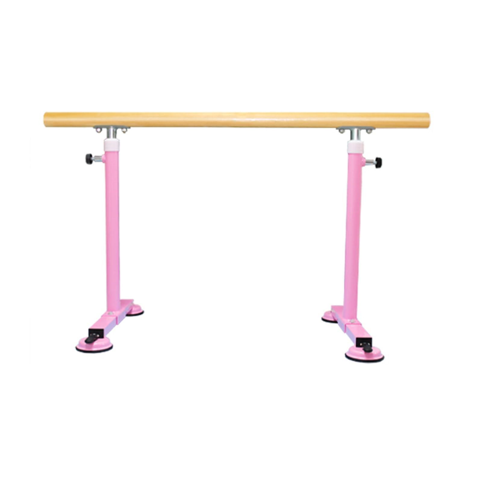 PULaif Ballet Barre Freestanding, Adjustable Freestanding Non-Slip Ballet Barre Multicolor Multiple Sizes For Home Fitness(Pink,1m)