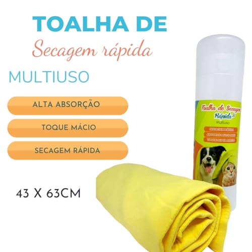 Toalha de Secagem Rápida Alta Absorção para Cachorros Gatos, Uso Pessoal ou Doméstico