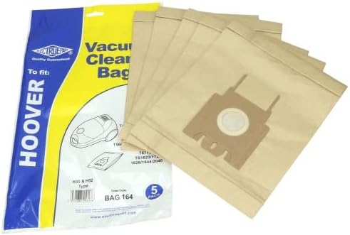 Electruepart Hoover H30 & H52 Vacuum Cleaner Dust Paper Bags for Telios, Arianne Series, Purepower Pets (Pack of 5)