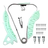 ECCPP TK1100 Timing Chain Kit Tensioner Guide Rail fits for Mini Cooper 1.6L Non Turbo 2007 2008 2009 2010 N12B16A