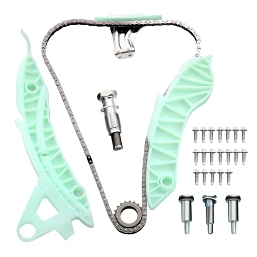 ECCPP TK1100 Timing Chain Kit Tensioner Guide Rail fits for Mini Cooper 1.6L Non Turbo 2007 2008 2009 2010 N12B16A