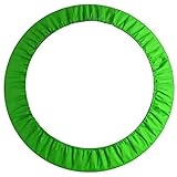 MPYEKP Cubierta Acolchada para Bordes de Cama elástica, Acolchado para Borde de trampolín, Resistente al Agua, Redonda, Cubierta Protectora de muelles(Green,60in)