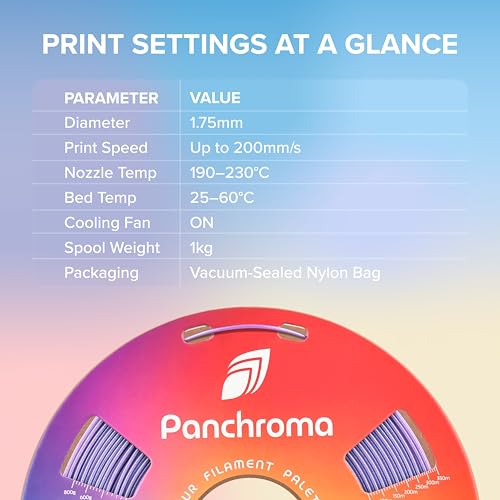 Image of Polymaker Panchroma Celestial PLA Filament 1.75mm 1kg, Light Yellow | Neatly Wound Glitter PLA for Easy Print & Smooth Feeding, Compatible with Bambu Lab & Most 3D Printers