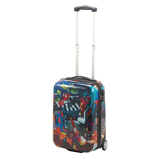 Hama Snapshots - Maleta de cabina (2 ruedas, 55 cm), See Thru (Multicolor) - 119-trolley-s-555
