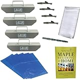 Tap My Trees 4 Tap Beginners Sap Bag Holder Kit (18 Pc Kit For Maple Syrup Tapping)