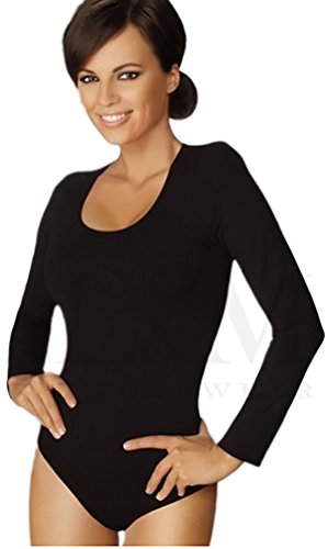 Gatta Body à manches longues avec col rond, très confortable, sans coutures latérales, L - - Medium Cover