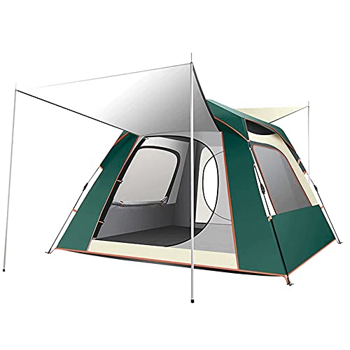 Tente de camping pop-up double couche ultra légère avec grand sac de transport