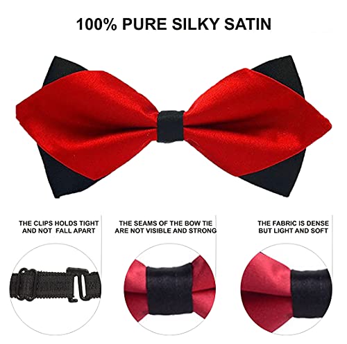 Image of Tuxedo Neck bow tie for Infants,Kids,Toddlers, Boys,Men - Hand sewn & Handcrafted