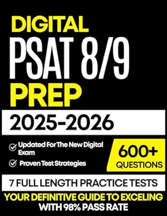 Digital PSAT 8/9 Prep 2025-2026: Complete Study Guide with 7 Full ...