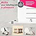TOPOWN Precise Label Applicator Bottle and Jar-Labeling Tool for Bottle-Essential Tools for Label Makers White
