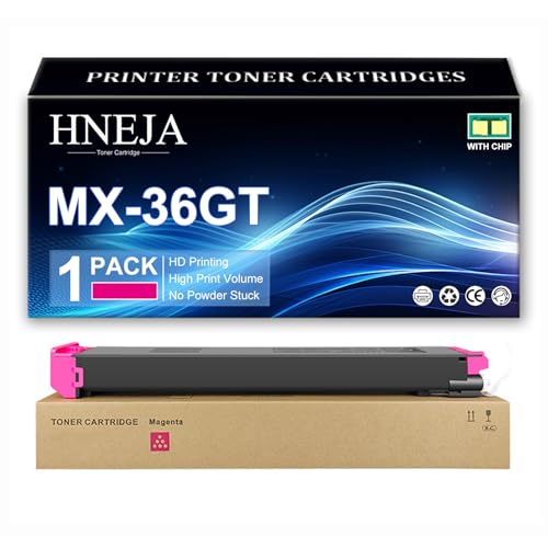 Cartouches toner compatibles MX-36GT laser magenta pour Sharp MX-3140N