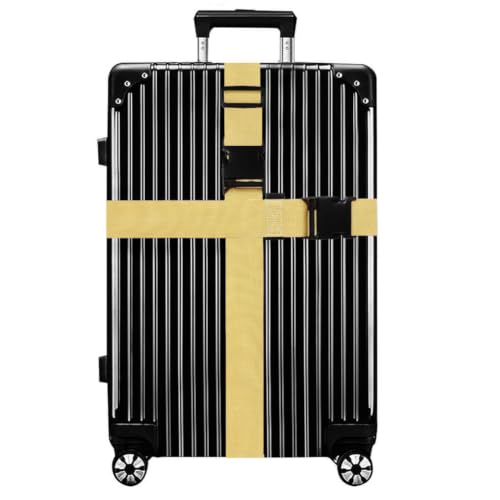 Image of Luggage Straps for Suitcases TSA Approved-2 Pack Bright Personalized Luggage Belt Strap for Suitcase /Carry On Bag Luggage Accessories for Travel (Cream)