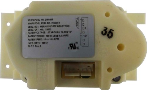 Whirlpool 2188869 Refrigerator Ice Dispenser Motor, White