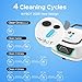 (2025 Upgraded) WYBOT A1 Cordless Robotic Pool Cleaner, Automatic Pool Vacuum Robot with 120 Mins, Double Filters, LED Indicator, 2.5H Charging, Ideal for Above Ground & All Shapes Pools