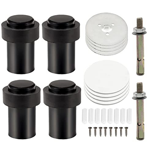 Accesorio de sala de estar: tapón de puerta portátil y adhesivo en acero inoxidable 2