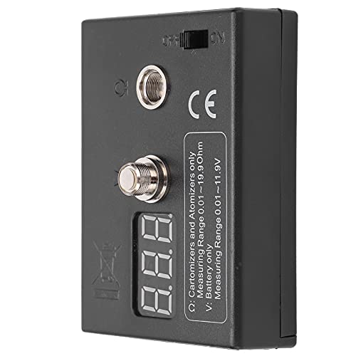 Image of OHM Meter Coil Tester Convenient Wire DIY Tool for Atomizer 3V 0.01-20Ω