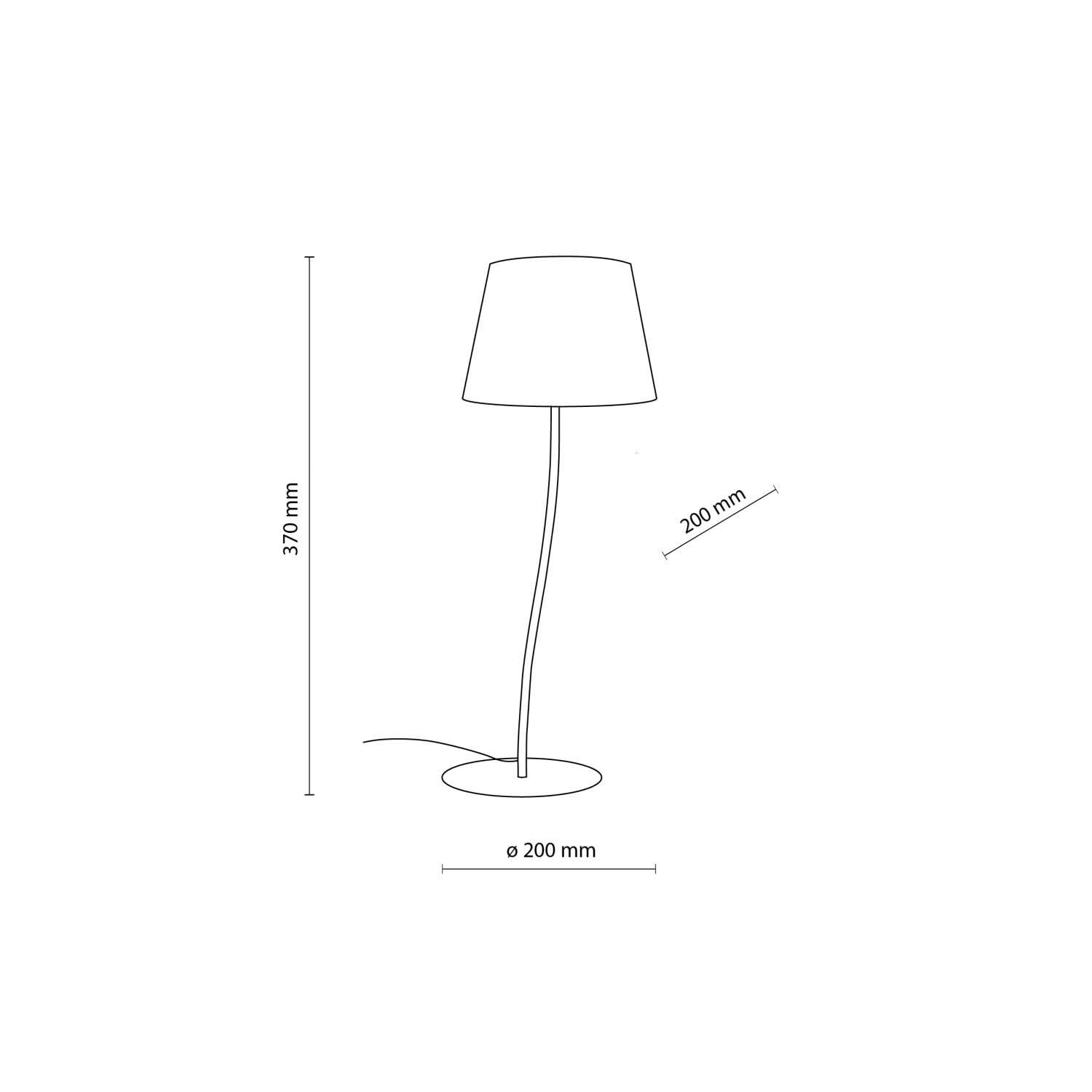 Lámpara habitación infantil sobremesa metal tela 37 cm altura pequeña E27 pantalla lino marrón naturaleza lámpara de sobremesa habitación infantil mesita de noche