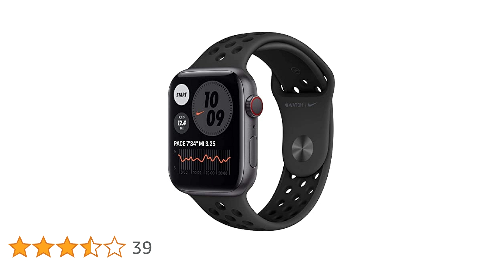 Apple Watch - アップルウォッチ　シリーズ6 セルラー　44mm ナイキ　スペースグレイアルミ Apple Apple Watch Nike Series 6 GPS+Cellularモデル 44mm